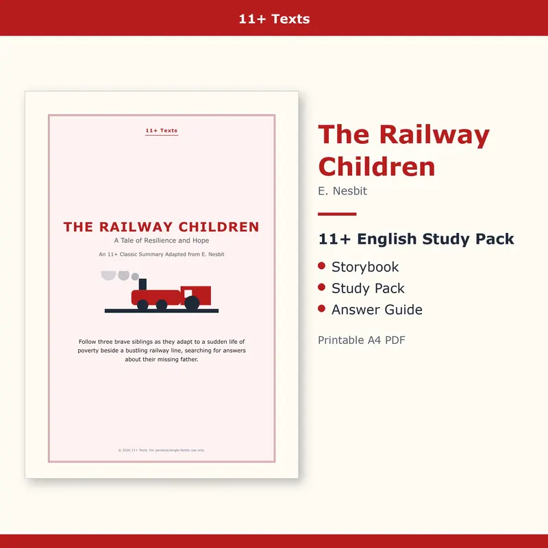 The Railway Children 11+ study pack cover